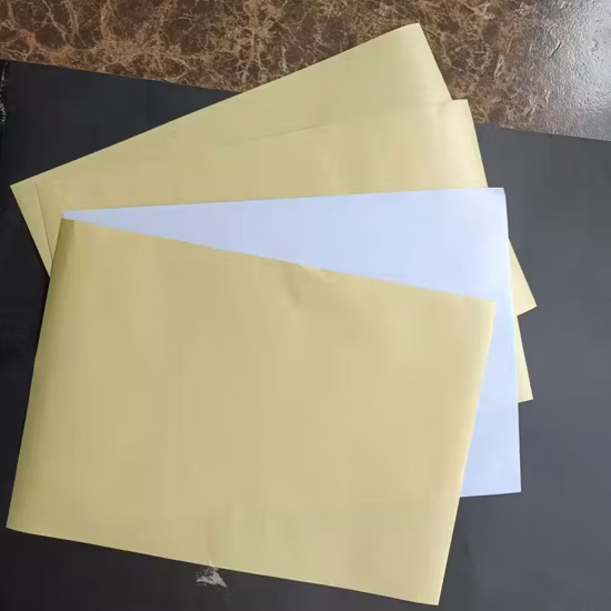 Yellow Silicone Release Paper Sticker Base Paper