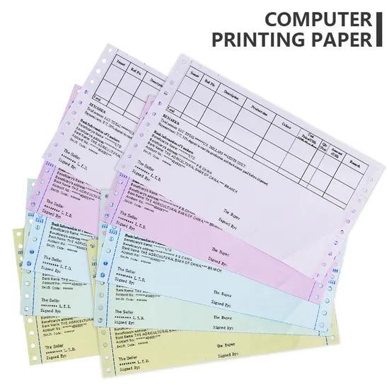 Computer Paper Continuous Paper Computer Printing Paper Carbonless Copy Paper